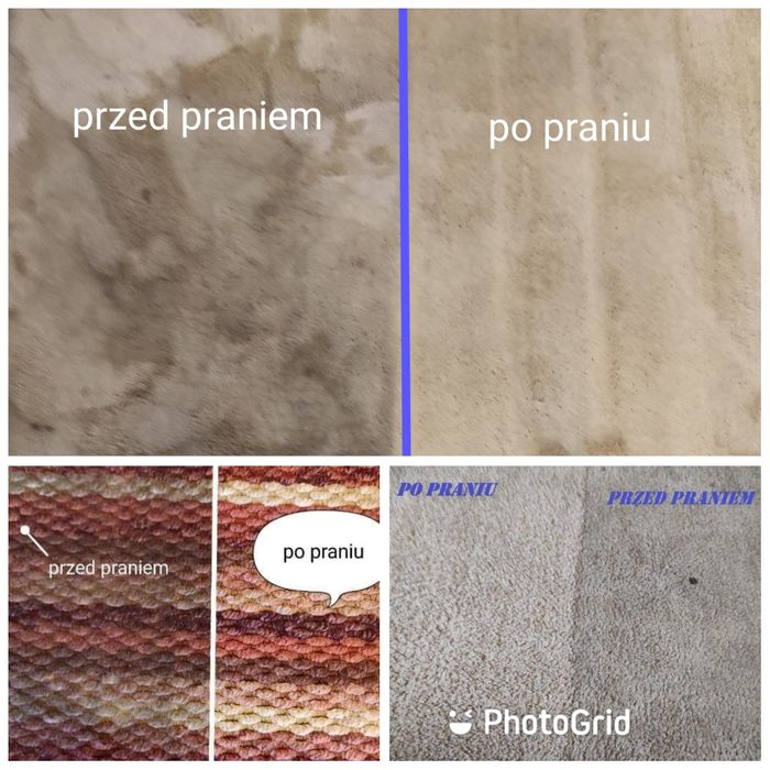 Pranie tapicerki meblowej, samochodowej, dywanów, wykładzin