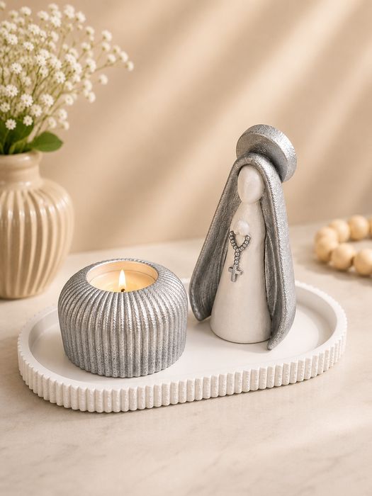 Conjunto decoração Nossa Senhora