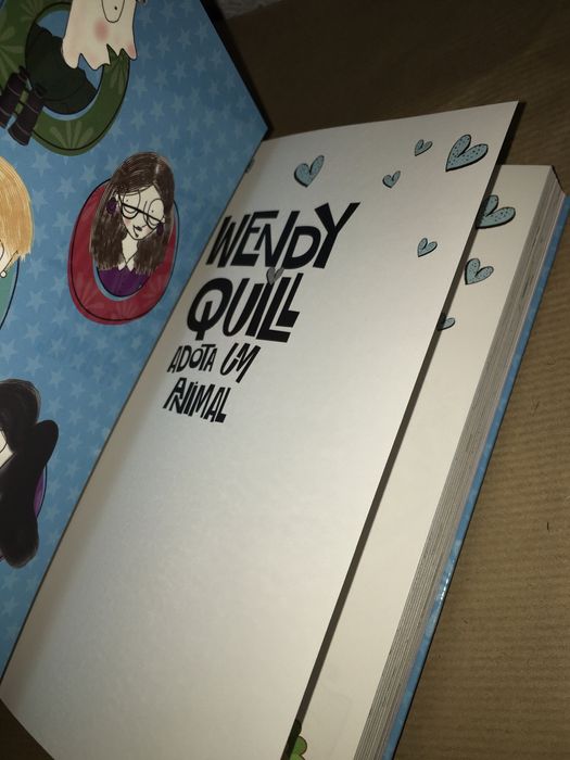 Livro Wendy Quill Adota um Animal de Wendy Meddour