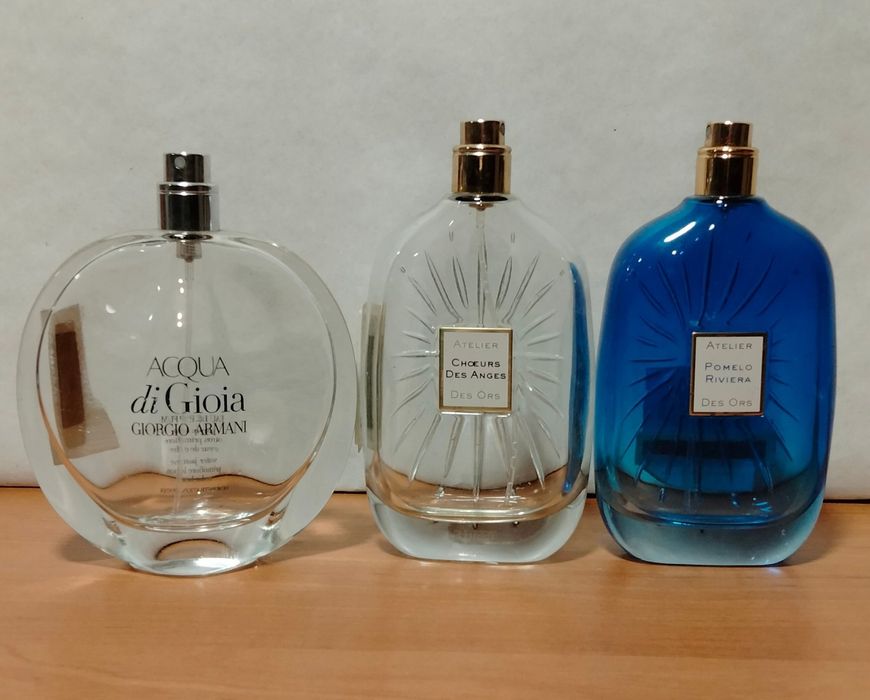 Пусті флакони від парфумів