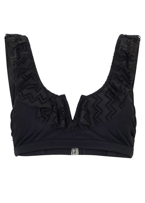 B.P.C biustonosz bikini czarne z falbaną 34.