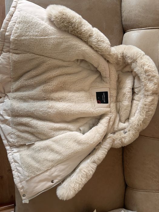 Зимова куртка для дівчинки 5 років Happy Star з хутром