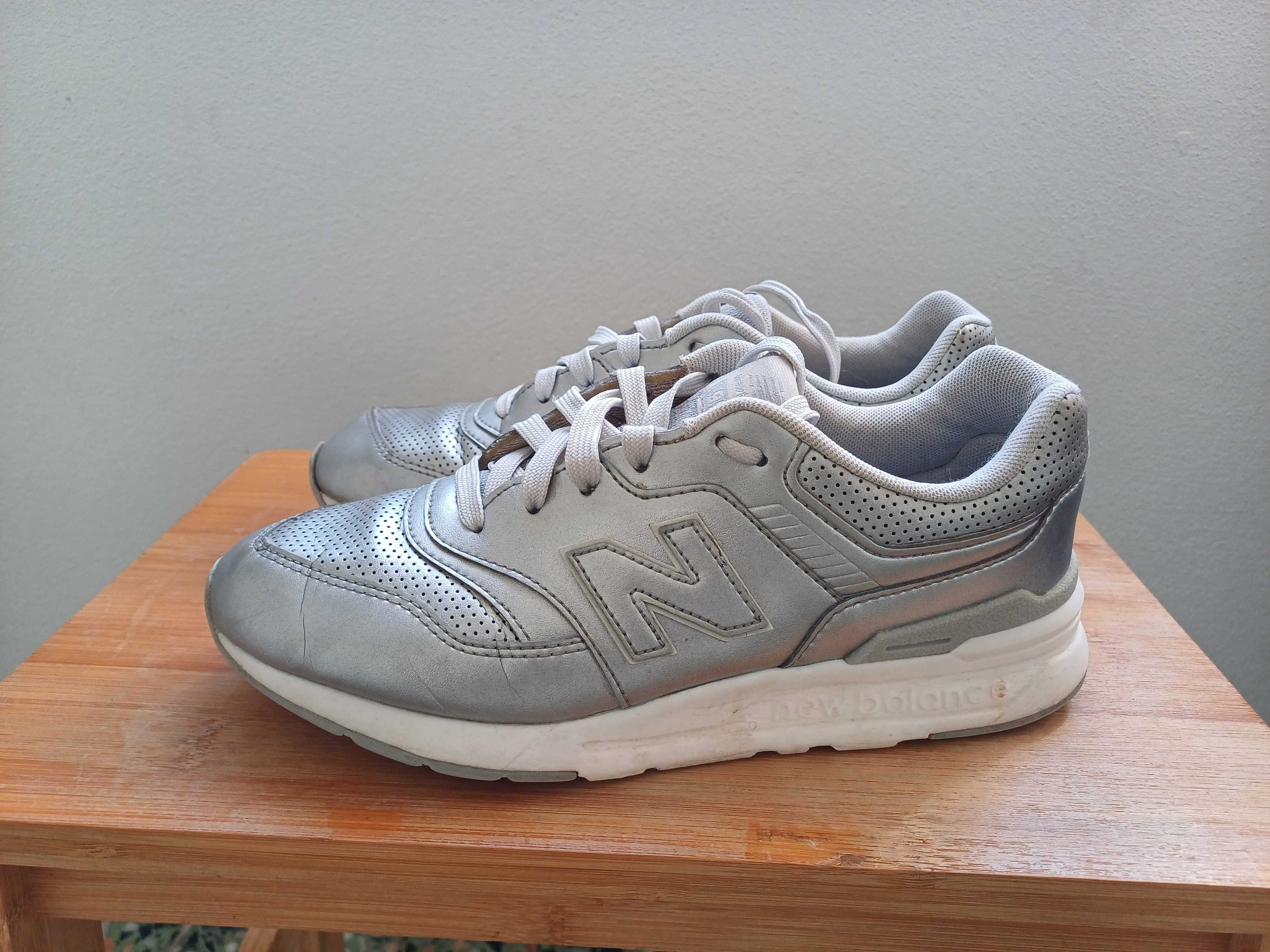 Tenis new sale balance prateados