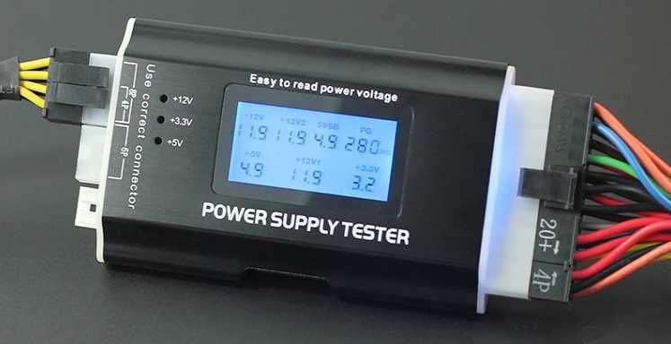 Testador de Fontes de Alimentação Computadores