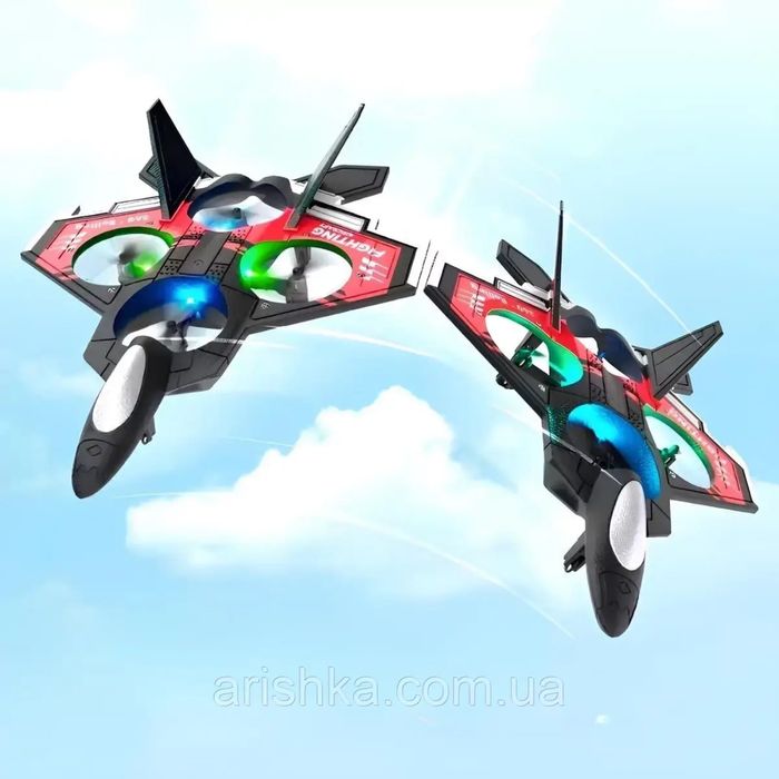 Трюковий літак-дрон на радіокеруванні на аккумуляторі