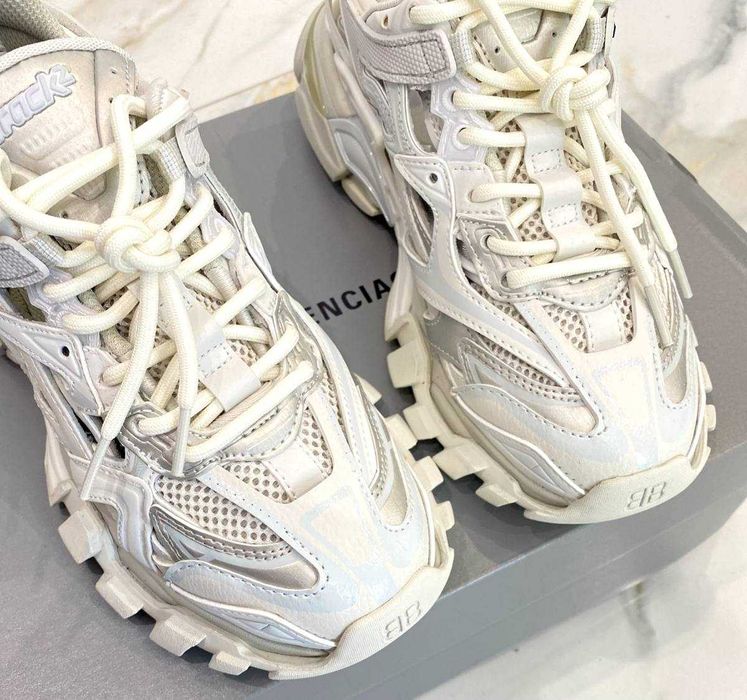 (БЕЗ ПЕРЕДОПЛАТИ)Balenciaga Track 2.0 White баленсіага трек 2 білі