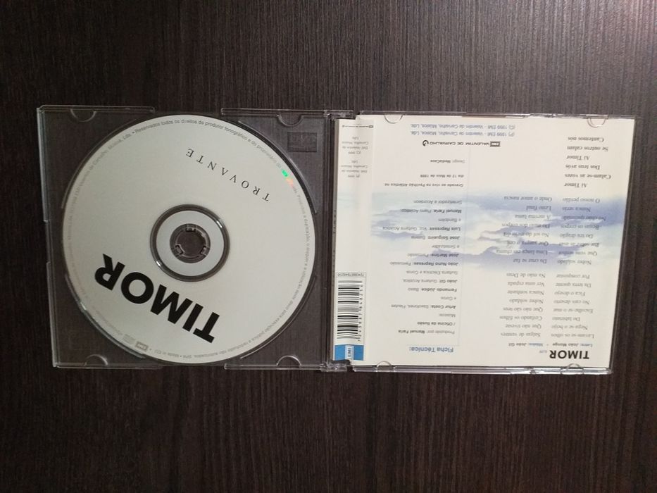 Cd single TIMOR Trovante,ao vivo Pav Atlântico,emocionante,preferência em mão,veja zonas