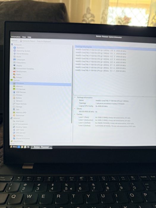 Lenovo ThinkPad L15 Gen 1,I7-10gen,8ram,256ssd m2