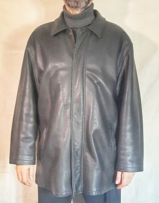 Куртка кожаная мужская 9ХL