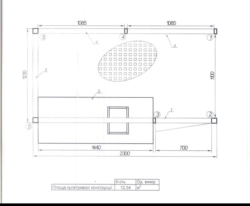 Касова кабіна броньована з документами