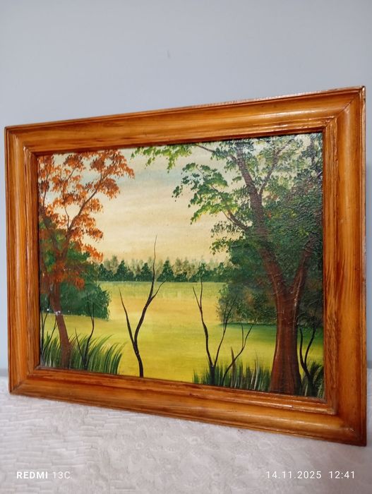 Картина масло.Винтаж