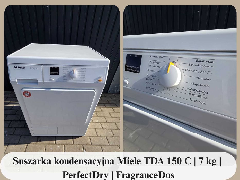 Suszarka kondensacyjna Miele TDA 150 C | 7 kg | PerfectDry | FragranceDos