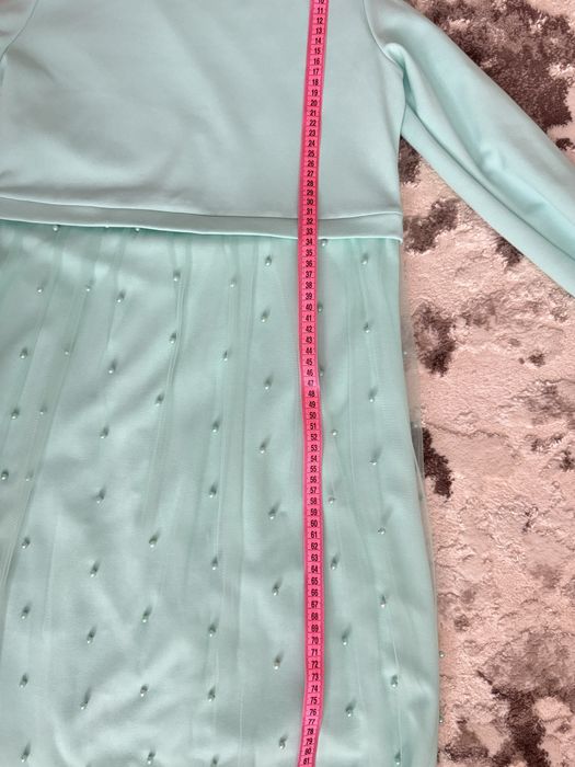 Сукня святкова мʼятна бірюзова