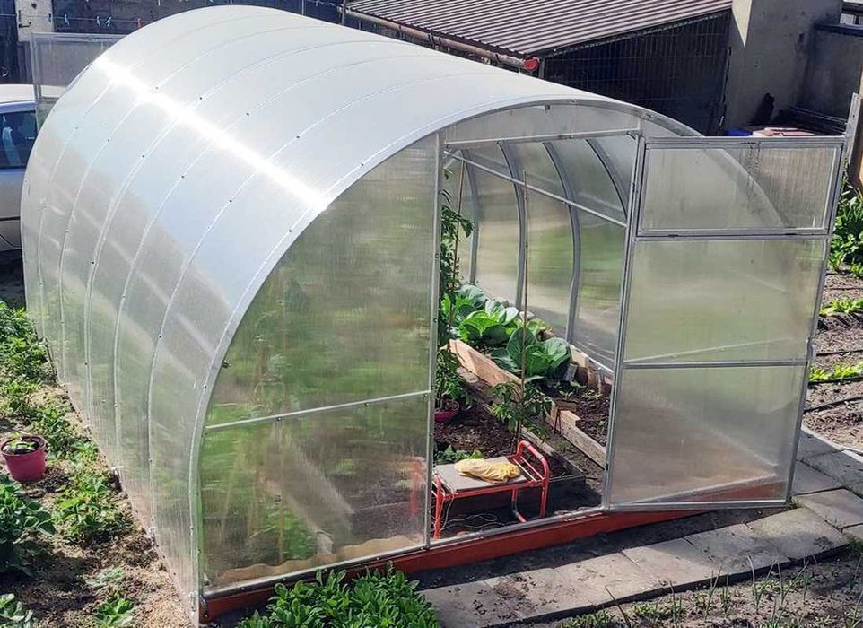 SZKLARNIA Mocna Ogrodowa 3x6m z poliwęglanu 6mm