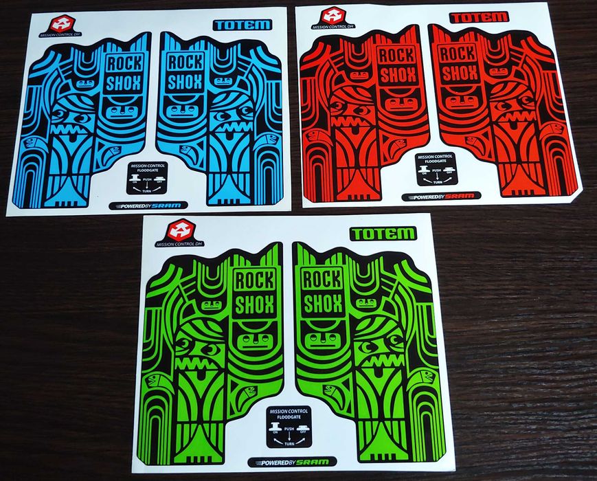 Наклейки для велосипеда Rock shox Revelation. Rock shox Totem. Dart