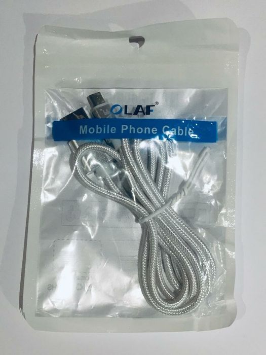 Cabo Telemóvel muito resistente com 1M para Android ficha Micro USB
