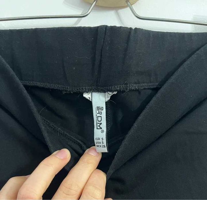 Czarne legginsy damskie S 36 HDM