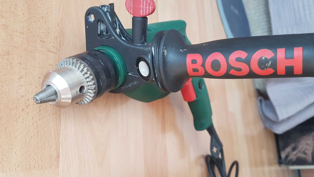 Wiertarka Bosch udarowa-PSB-500 RE-Uszkodzone