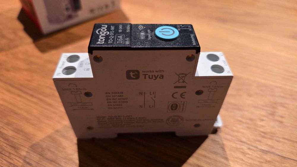Bezpieczniki smart WiFi 16A Tuya z pomiarem !!! TANIO !!!
