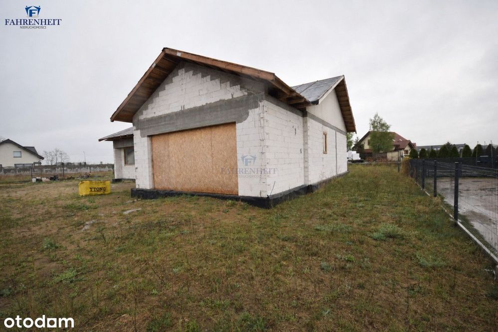 Dom parterowy 136 m² | Garaż 2-stan. | Skowarcz