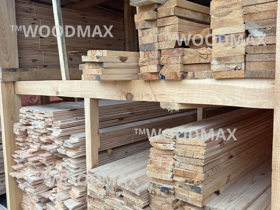 Пиломатеріали в наявності: стругана дошка, брус, вагонка, рейка
