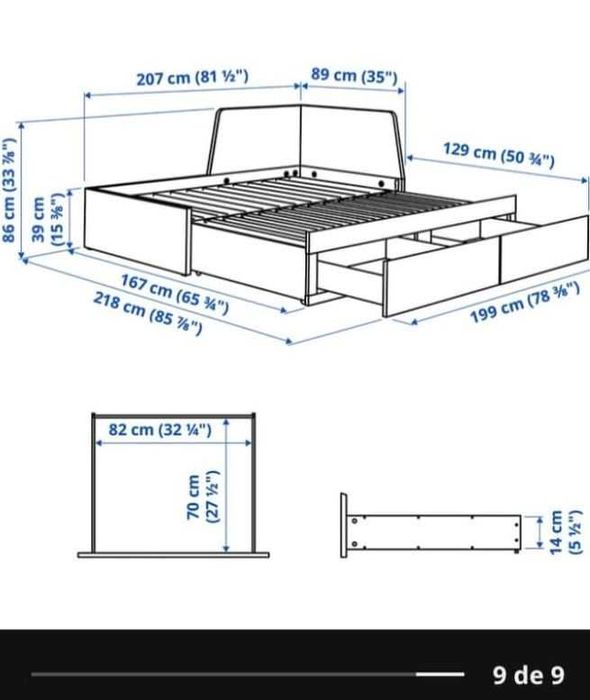 Cama individual/dupla