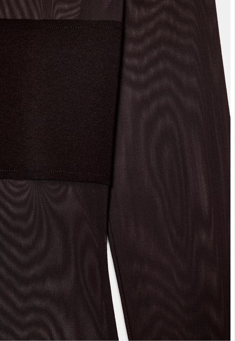 Боді  з комбінованого тюлю Zara