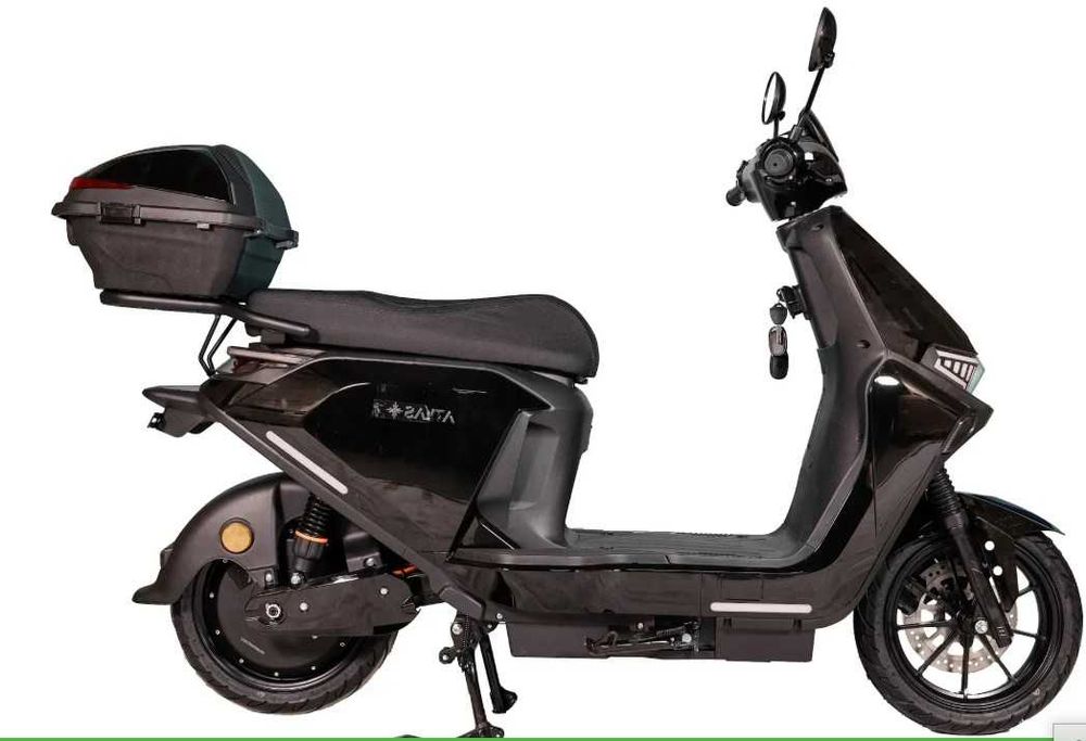 Електробайк ATLAS Shark 2 Box 2000W Black БЕЗКОШТОВНА ДОСТАВКА Електроскутер Атлас Шарк