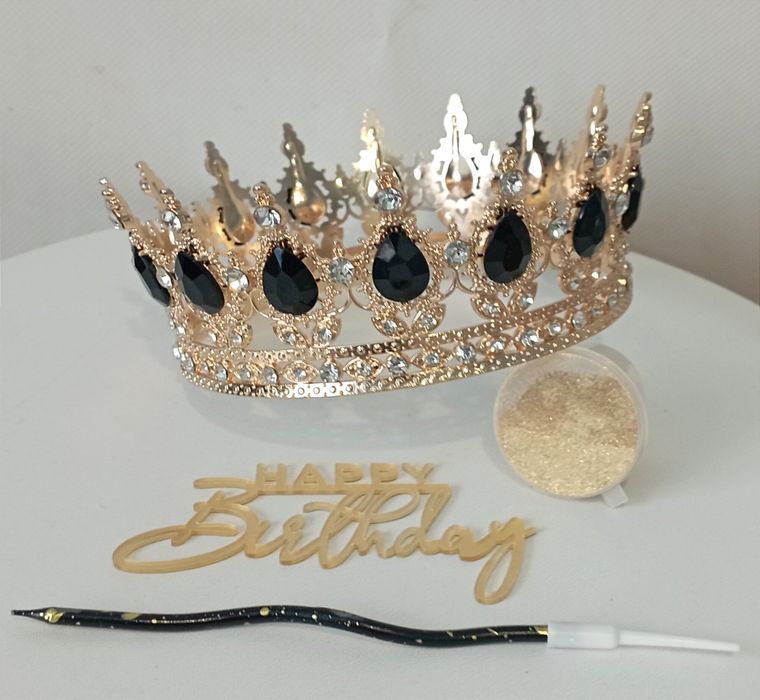 Корона на торт прикраса набір