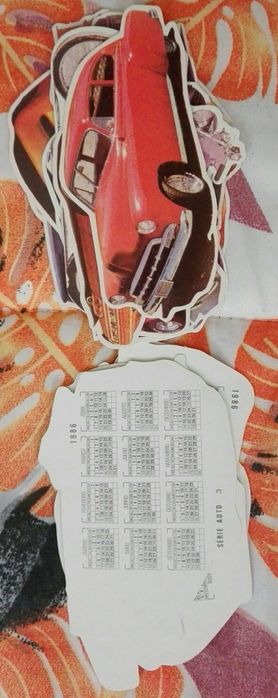 Cromos/calendários antigos