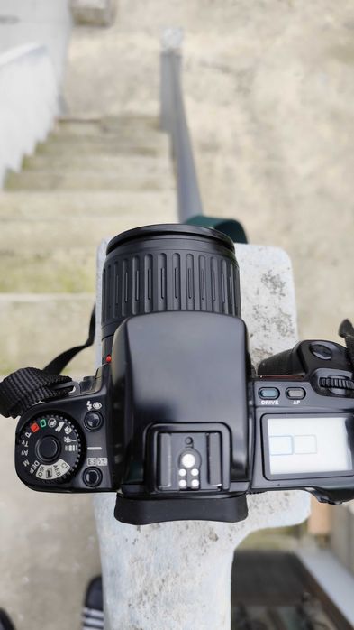 Lentes e máquina fotográfica da Cannon