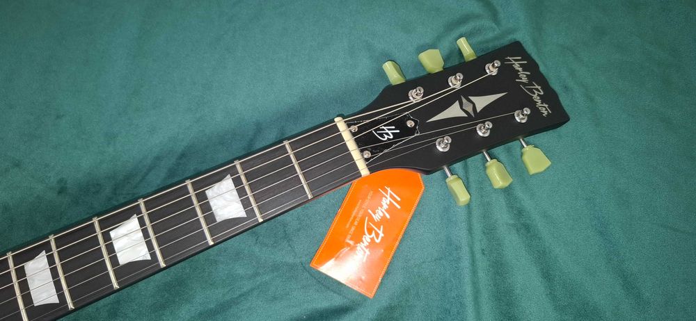 Gitara Elektryczna - Harley Benton Les Paul SC-400 Humbucker Satin Black Matt
