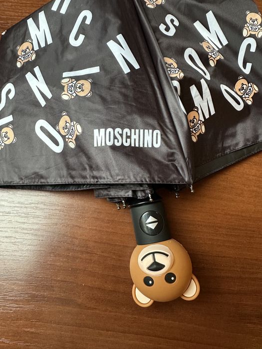 Parasolka automatyczna Moschino czarna