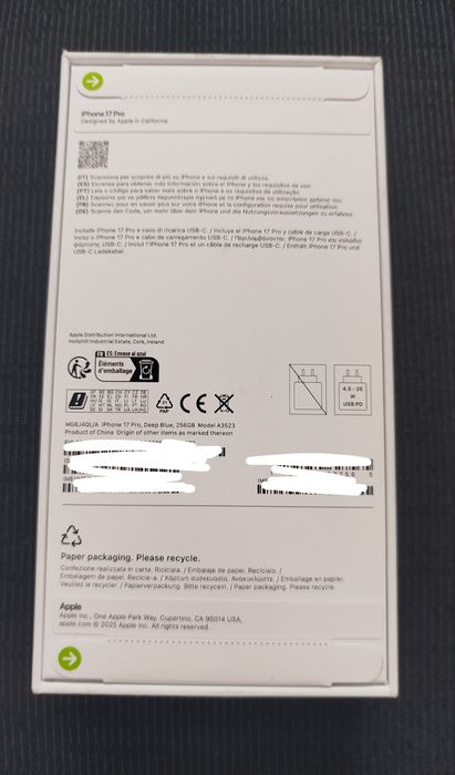 iPhone 17 Pro 256GB – New, Sealed, with Invoice64739758214529121