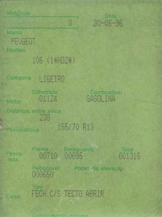 Jantes de ferro R13 Peugeot 106 - 4 unidades