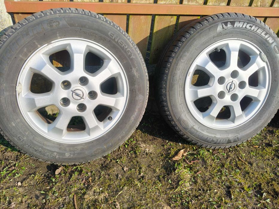 Felgi aluminiowe Opel 5x110 15" 5szt (oryginalne, komplet)