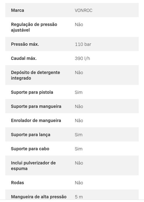 Lavadora de pressao