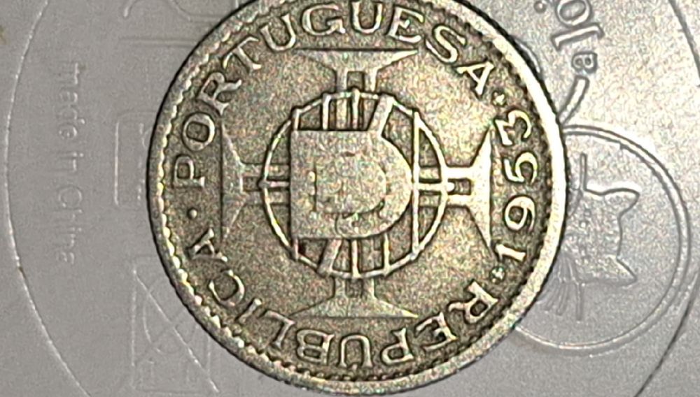 Moeda de 2,5 escudos de Angola de 1953