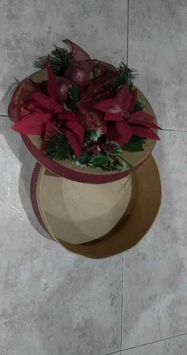 Caixa de Natal em cartão