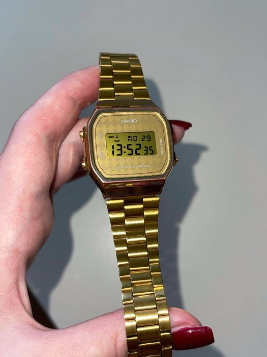 Casio A168 Gold | Унісекс годинник |