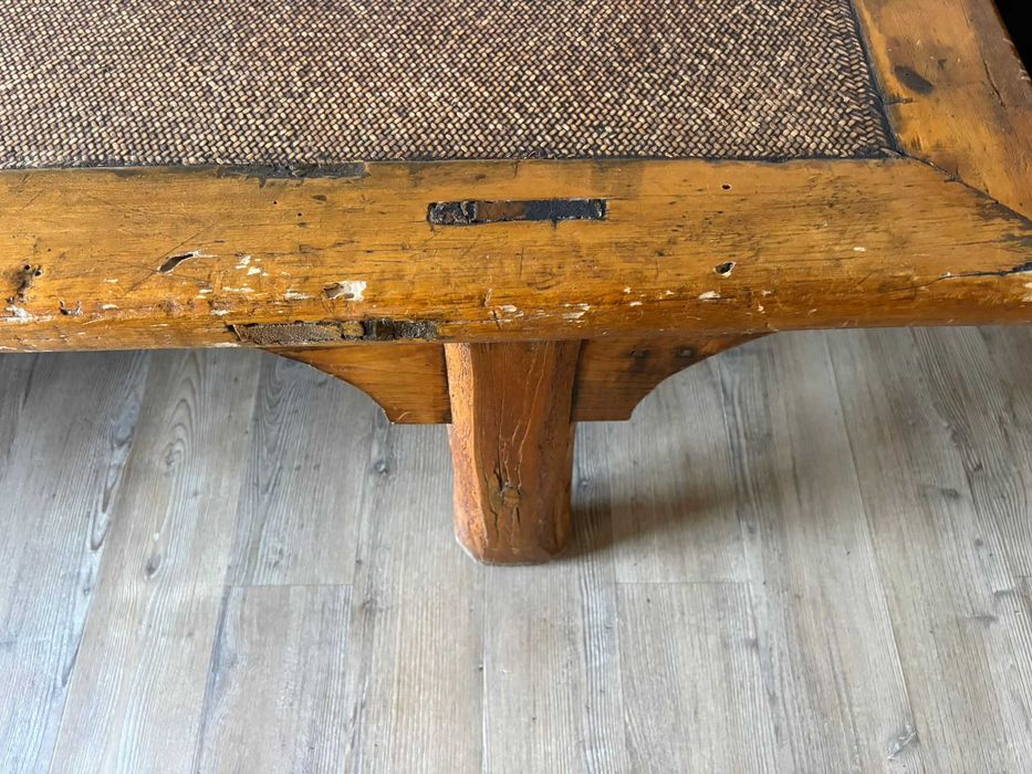 Mesa de Centro Rústica em Madeira Maciça / Estilo Colonial ou Oriental