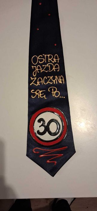 Krawat Ostra Jazda zaczyna się po 30