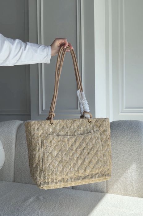 Сумка соломʼяна Chanel
