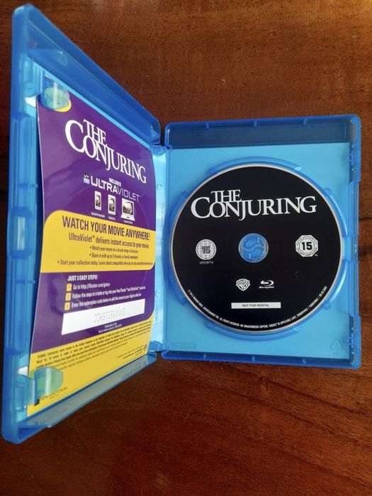 Blu-ray "The Conjuring / A Evocação ", de 2013