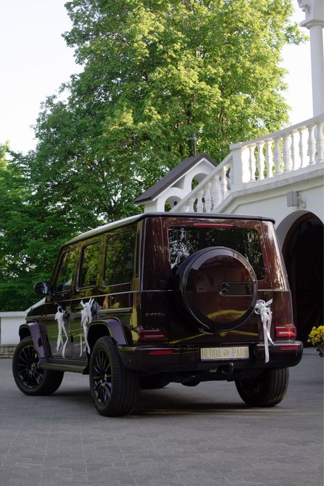 Samochód do ślubu na wesele Tarnow Kraków najnowszy Mercedes G Klasa