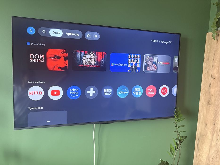 Telewizor TCL 55P89K 55" QLED 4K 144Hz Google TV Dolby Atmos Dolby Vision HDMI 2.1