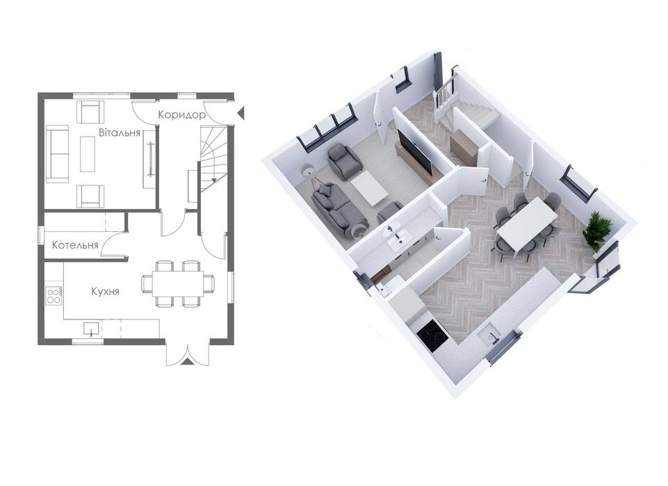 Технічний дизайн інтер’єру (квартири, будинки, офіси, магазини)