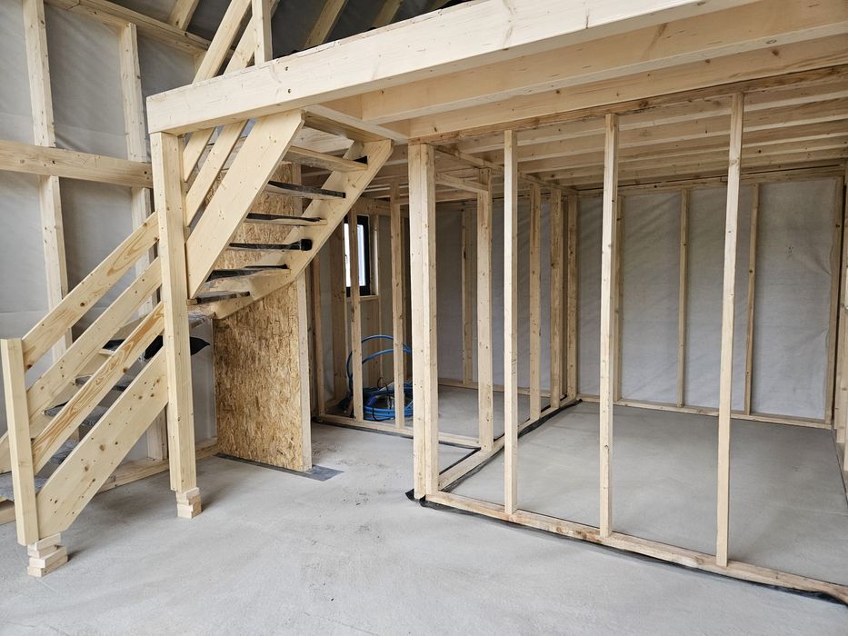 Domek drewniany, domki szkieletowe, modułowy, nowoczesna stodoła