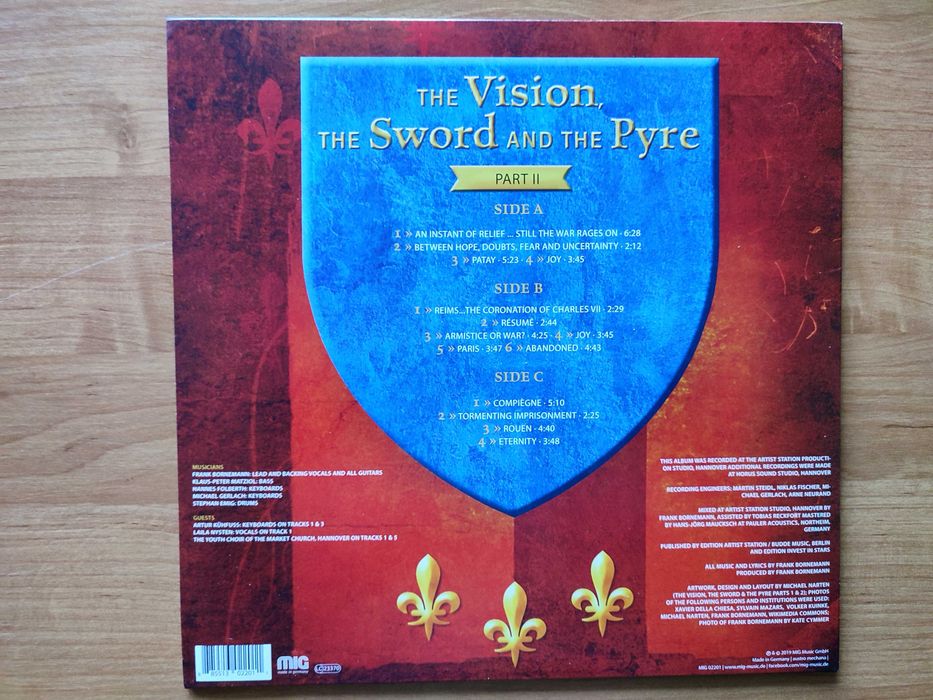 Eloy - The Vision,The Sword And The Pyre Part II (Nowe Mind) 2xLP