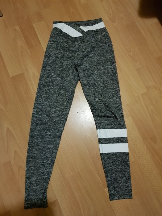 Legginsy Shein Szare